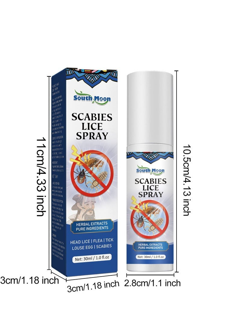 ScabiesShield™ – Fast-Acting Lice & Scabies Spray (30ml)