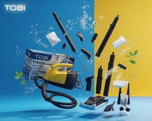 TobiSteam Deluxe™ – 2500W Handheld Steam Cleaner